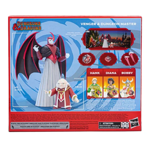 Dungeons & Dragons Cartoon Classics 6-Inch-Scale Dungeon Master & Venger 2-Pack 