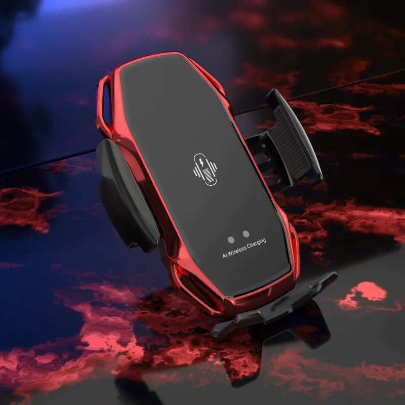 15W Fast Charging Wireless Charger Car Mobile Mount Car Phone Holder