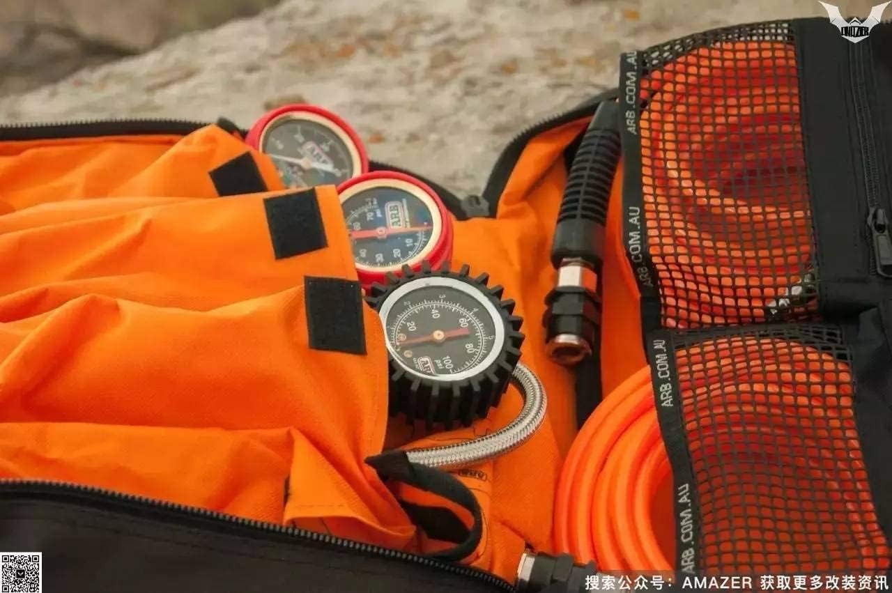 ARB ARB600 E-Z Deflator Kit – 10–60 PSI (0–4 BAR) Tire Pressure Gauge, Rapid Air