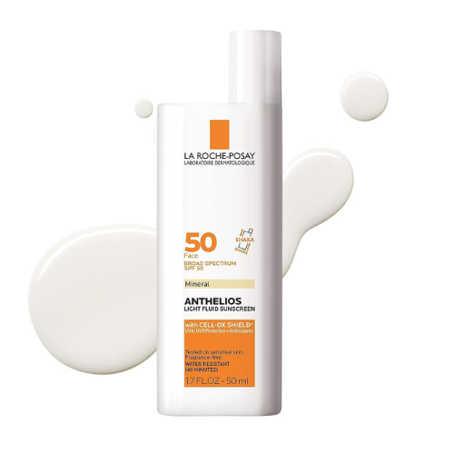 La Roche-Posay Anthelios Ultra-Light Fluid SPF 50 – Broad Spectrum Face Sunscree