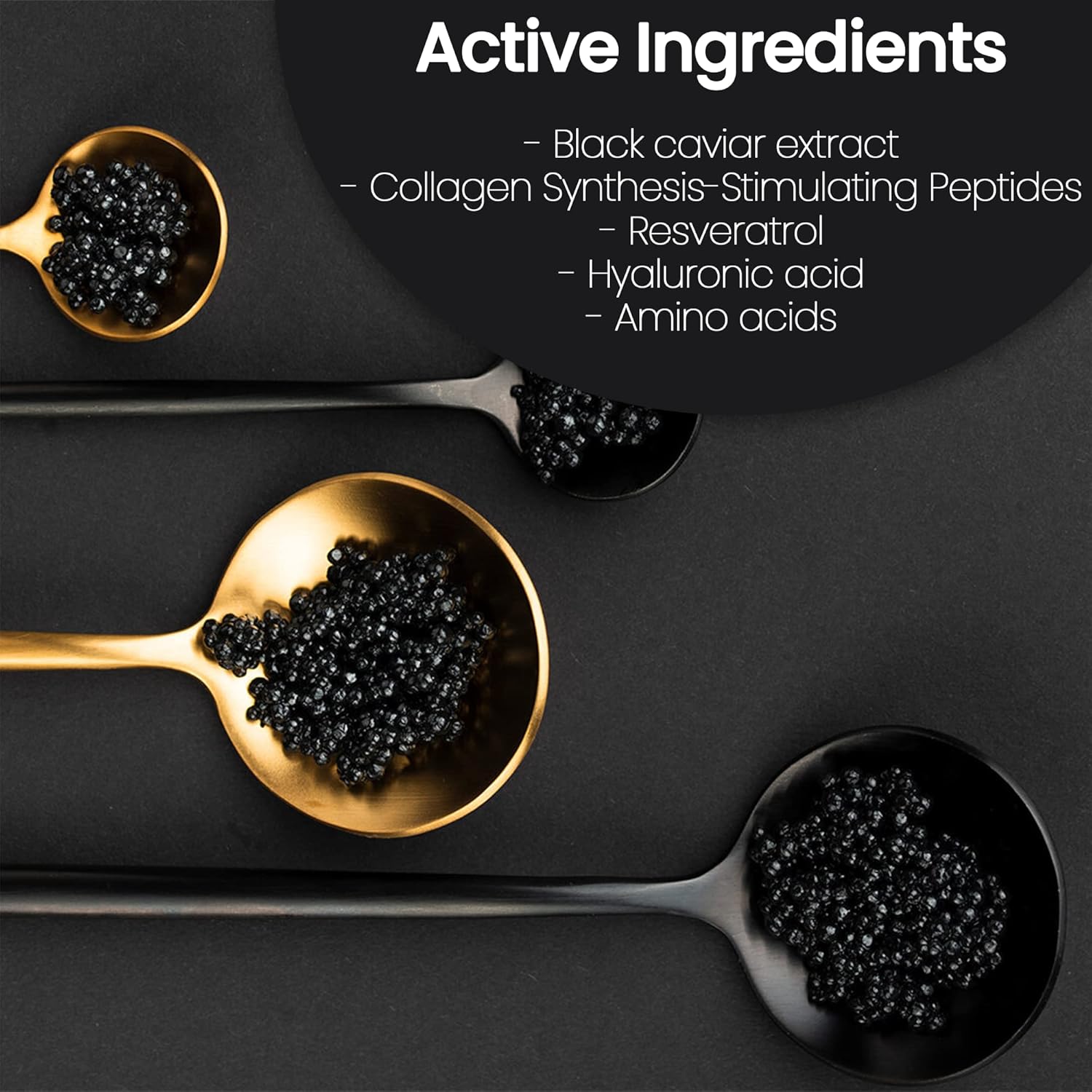 Caviar Face Moisturizer Regenerate Cream – Anti-Aging Facial Treatment with Hyal