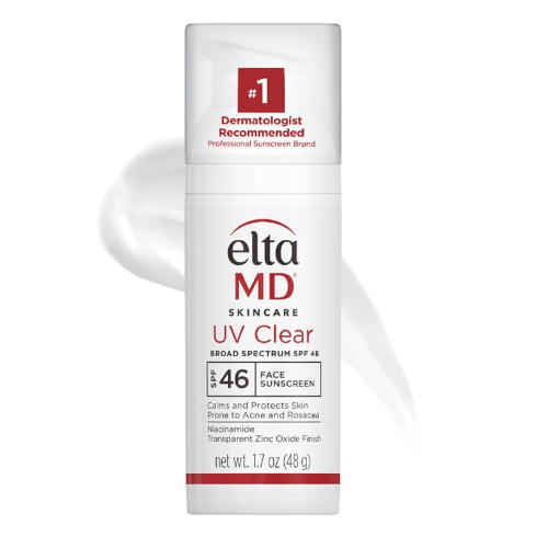 EltaMD UV Clear Face Sunscreen SPF 46 – Oil-Free, Zinc Oxide, Dermatologist Reco
