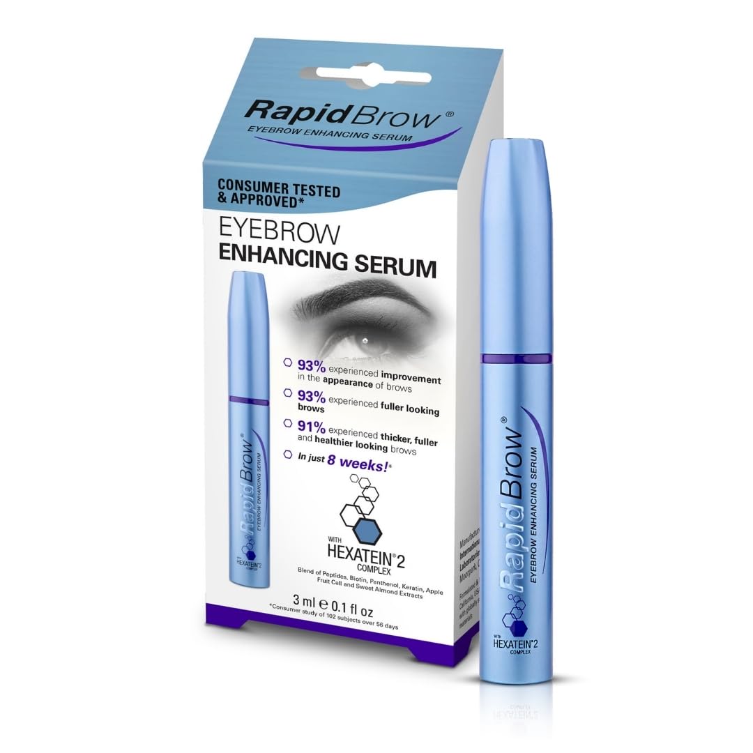 RAPIDBROW Eyebrow Enhancing Serum | Thicker, Fuller Looking Brows | Nourishing P