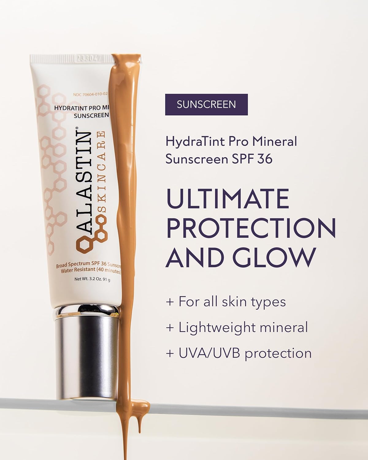 ALASTIN HydraTint Pro Mineral Sunscreen SPF 36 – Tinted Daily Moisturizer for Fa