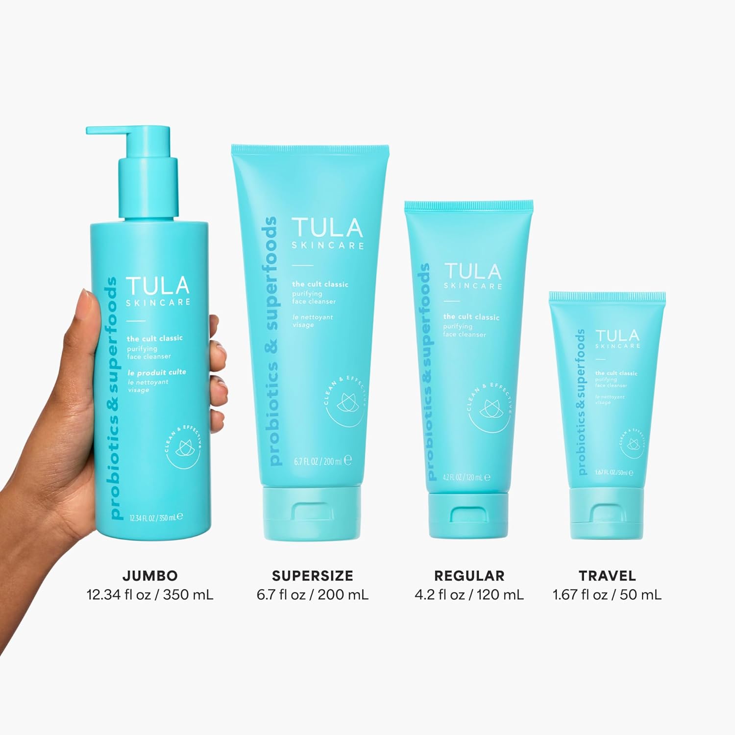 TULA Skin Care Cult Classic Purifying Face Cleanser – Gentle, Hydrating Face Was