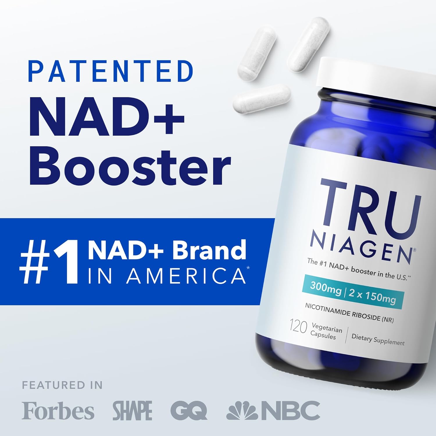 TRU NIAGEN NAD Supplement – Brain Function, Anti-Aging & Cellular Energy Support