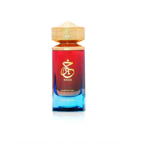Khair Fragrance Luxury Perfume – Unisex Long-Lasting Scent in Gradient Red & Blu