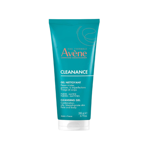 Avène Cleanance Cleansing Gel – Soap-Free Cleanser for Acne-Prone & Oily Skin, F