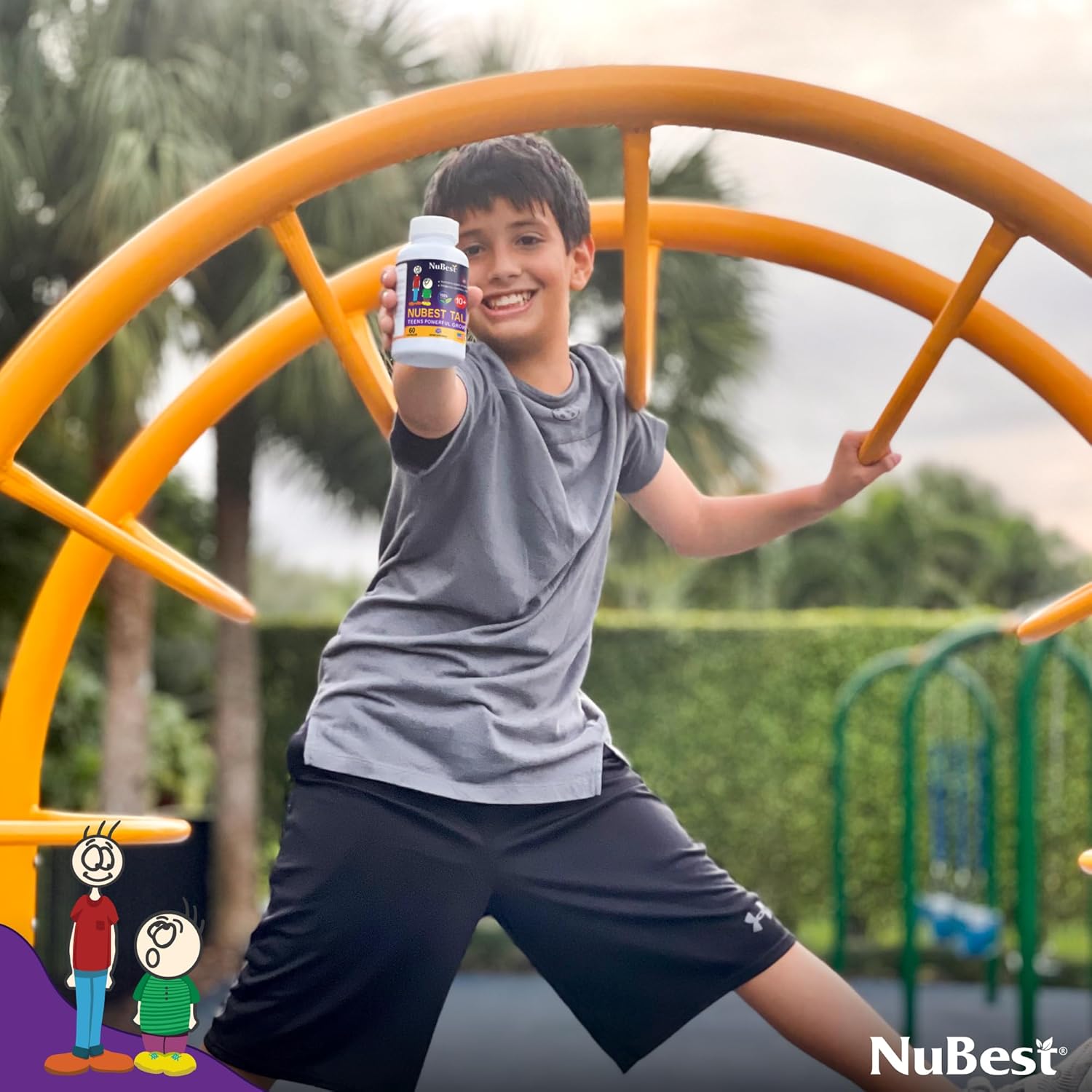 NuBest Tall 10+ Premium Bone Strength Formula – Calcium, Vitamin D3, K2 & Multiv