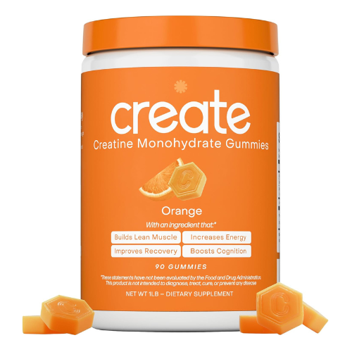 Create Creatine Monohydrate Gummies for Men & Women | 1.5g Creatine per Gummy fo