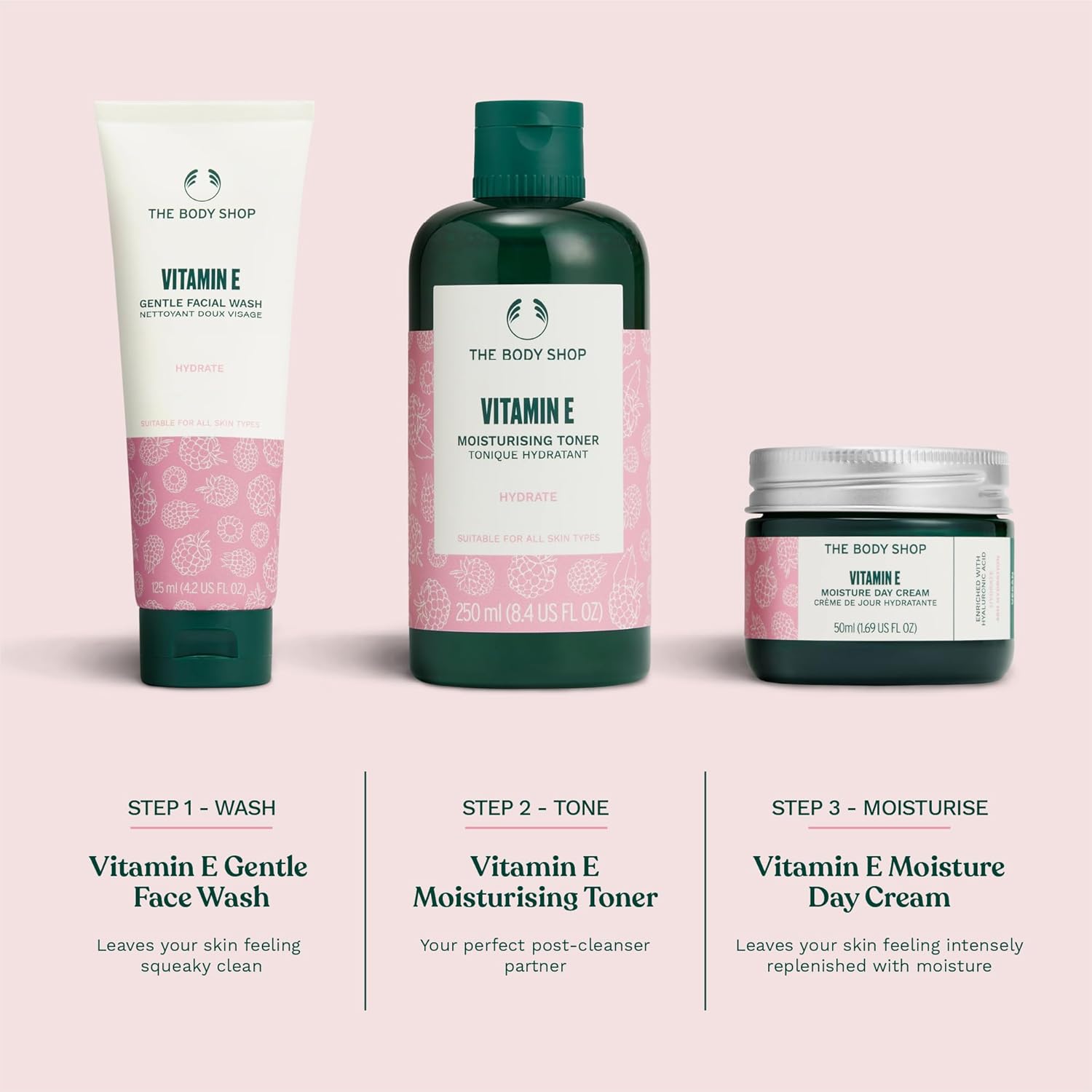 The Body Shop Vitamin E Moisture Cream – Fast-Absorbing Hydrating & Protective F