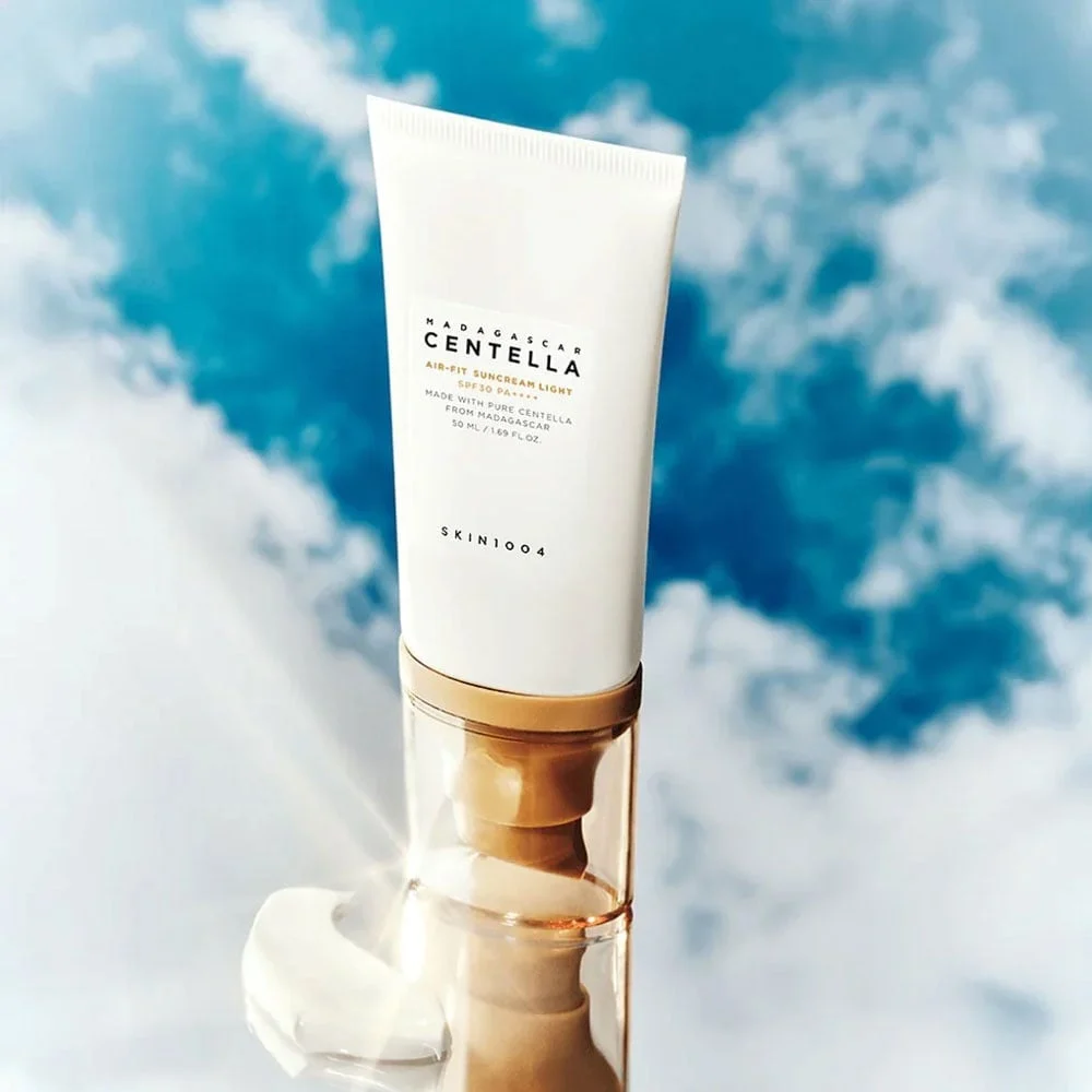 SKIN1004 Madagascar Centella Air-fit Suncream Plus SPF 50 – Lightweight, Hydrati
