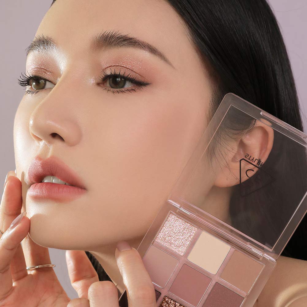 3CE Multi Eye Color Palette #Some DEF – 9-Color Pearl Glow Eyeshadow Palette, Wa