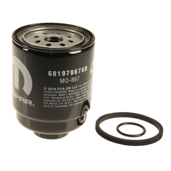 Mopar Fuel/Water Separator Filter Kit – OEM Replacement 68197867AB – Protects Fu