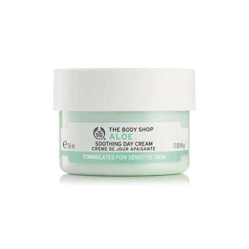 The Body Shop Aloe Soothing Day Cream – Vegan Moisturizer for Sensitive Skin, 1.