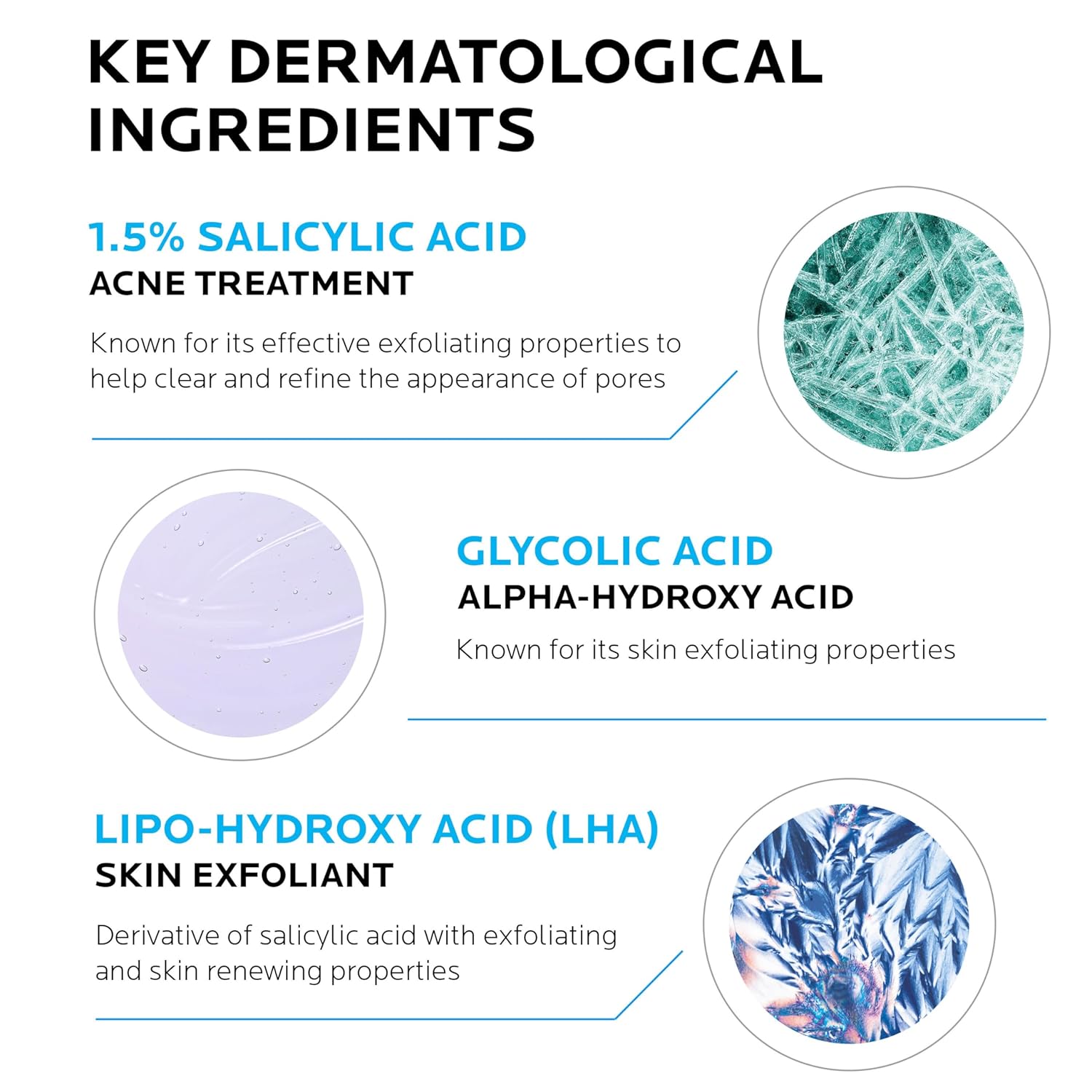 La Roche-Posay Effaclar 1.5% Salicylic Acid Face Serum – Acne Treatment with Gly