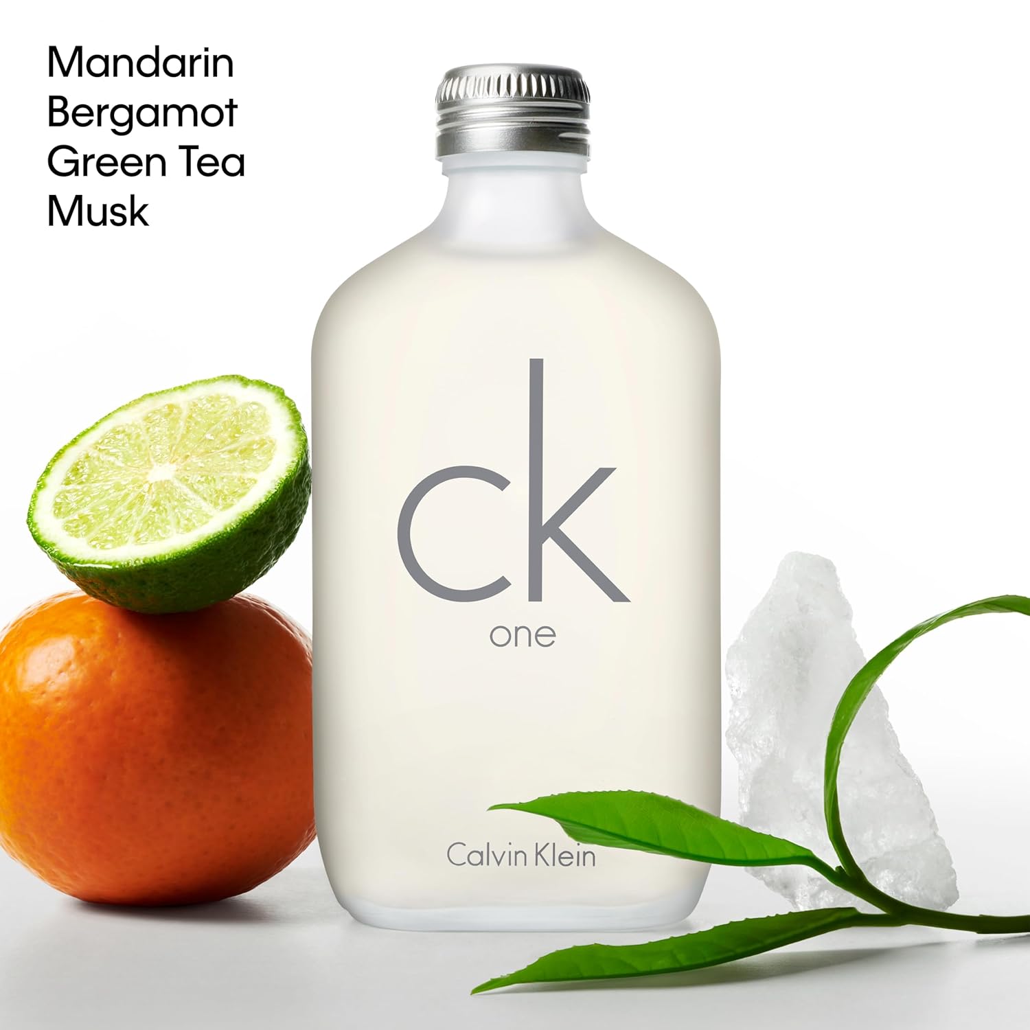 Calvin Klein CK One Eau de Toilette – Unisex Citrus Fragrance with Green Tea & A