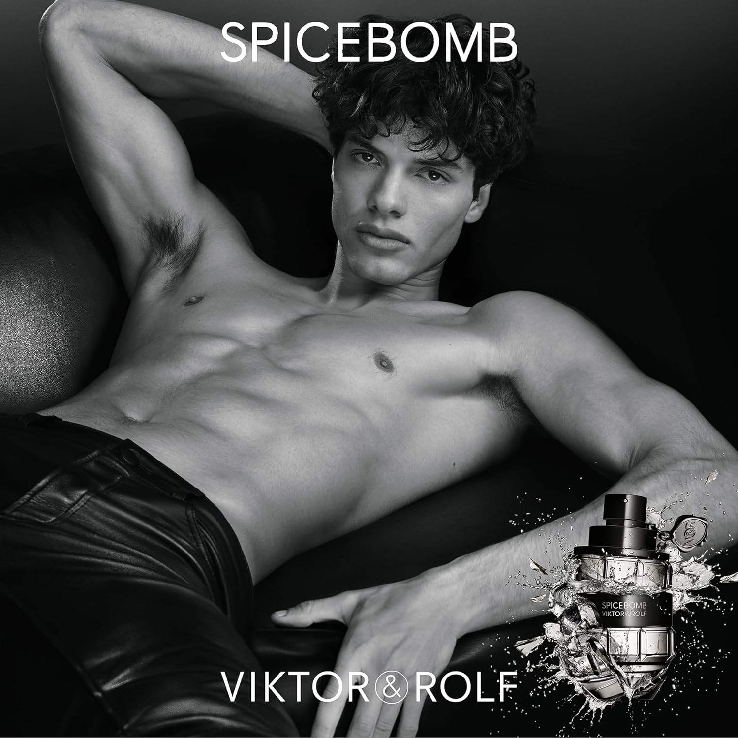 Viktor&Rolf Spicebomb Eau de Toilette for Men – Woody Spicy Cologne with Citrus 