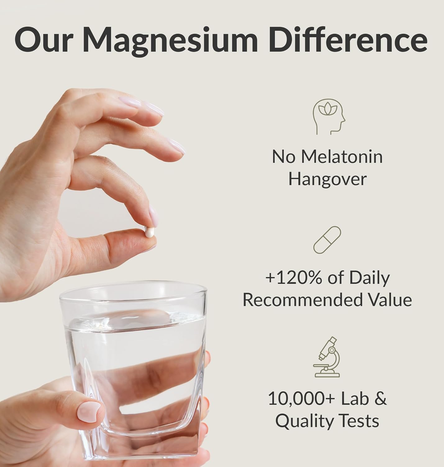 BIOptimizers Magnesium Breakthrough – 500mg Magnesium Supplement with 7 Forms In