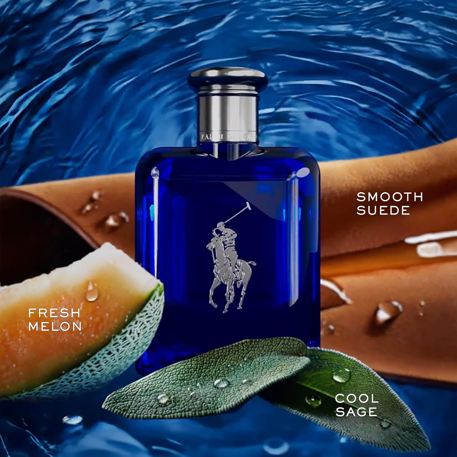 Ralph Lauren Polo Blue Eau de Toilette for Men – Fresh & Aquatic Cologne with Ci