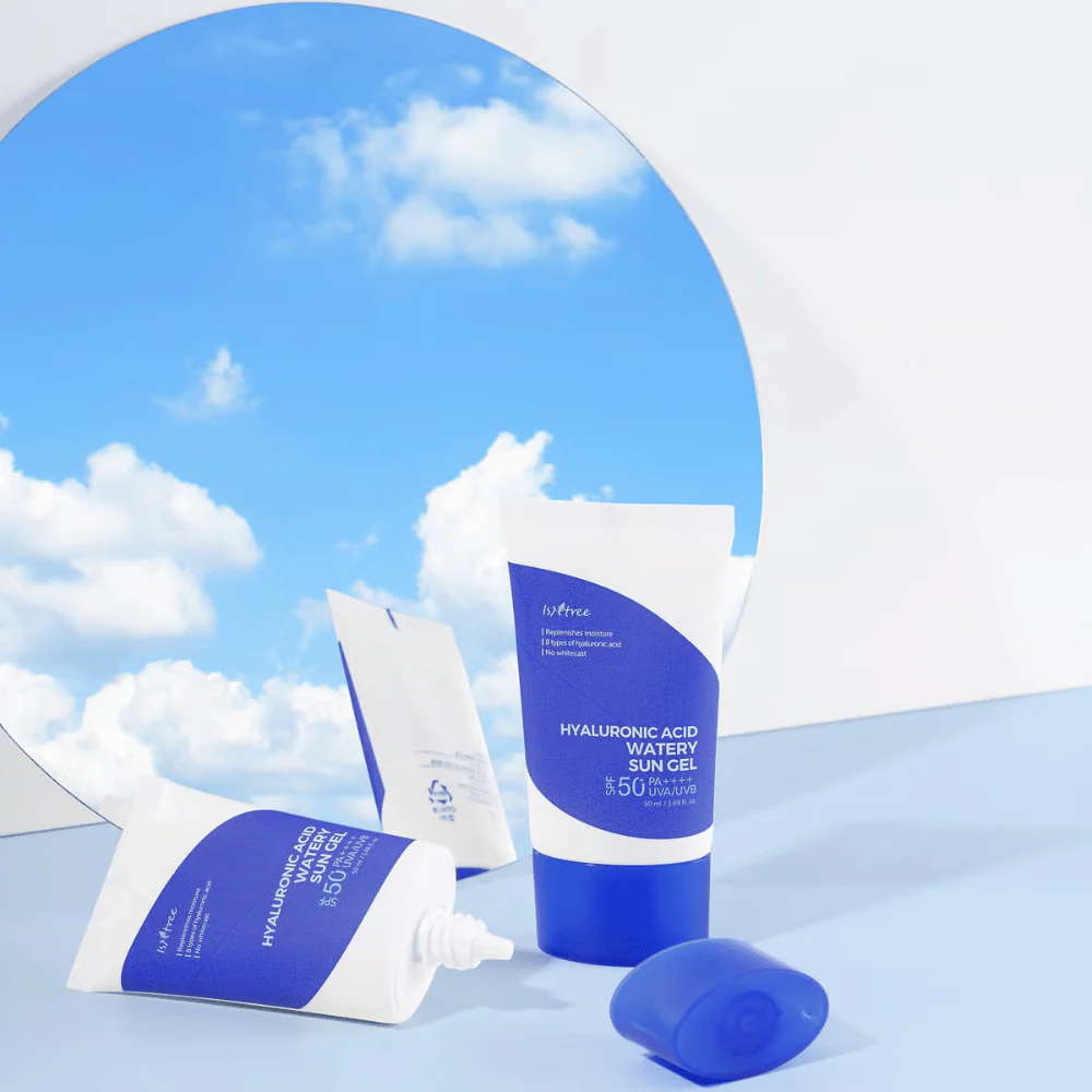 [Isntree] Hyaluronic Acid Watery Sun Gel 50ml – Lightweight Hydrating Sunscreen 