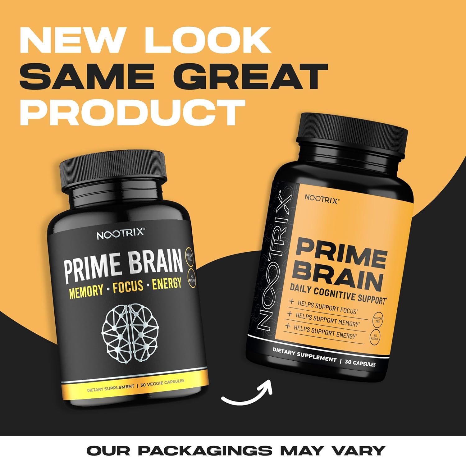 Nootrix Prime Brain Nootropic Supplement – Supports Memory, Focus, Cognitive Hea