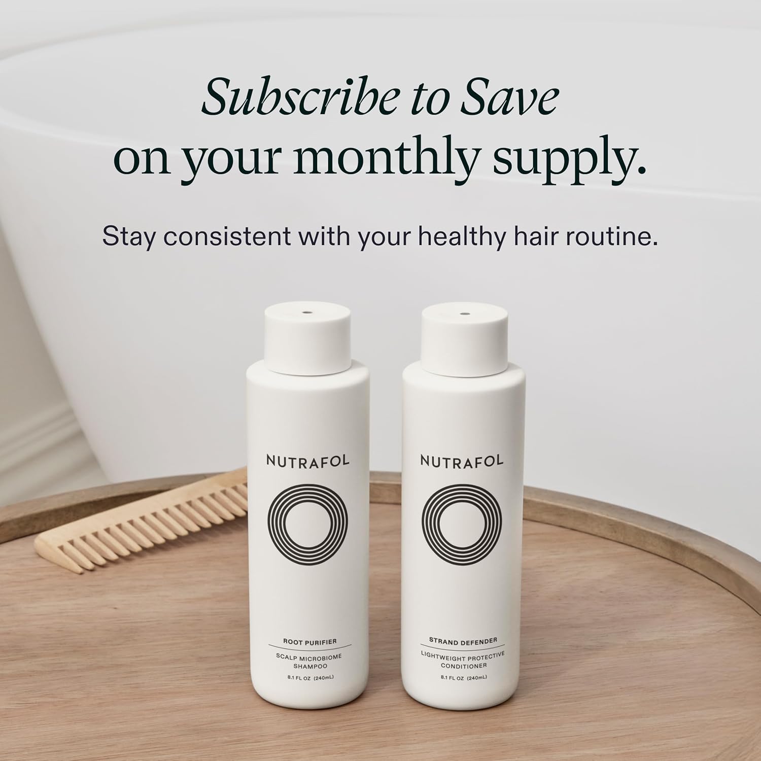 Nutrafol Shampoo for Thinning Hair – Cleanse & Hydrate Hair and Scalp – Improves