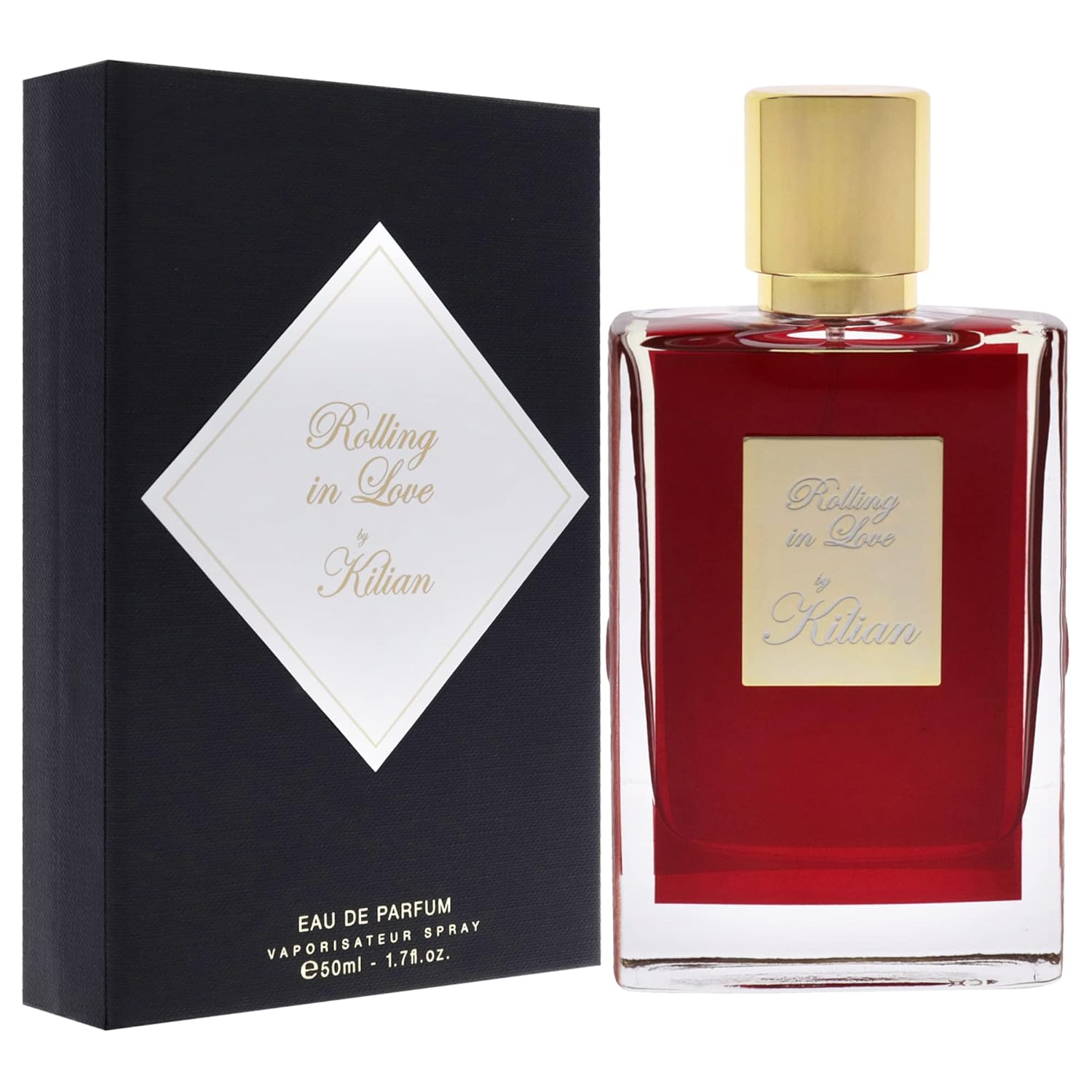Kilian Rolling in Love Eau de Parfum 1.7 oz – Unisex Fragrance with Sweet & Roma