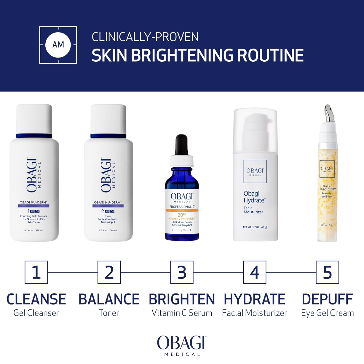 Obagi Medical Professional-C Vitamin C Serum – Brighten Skin, Reduce Fine Lines 