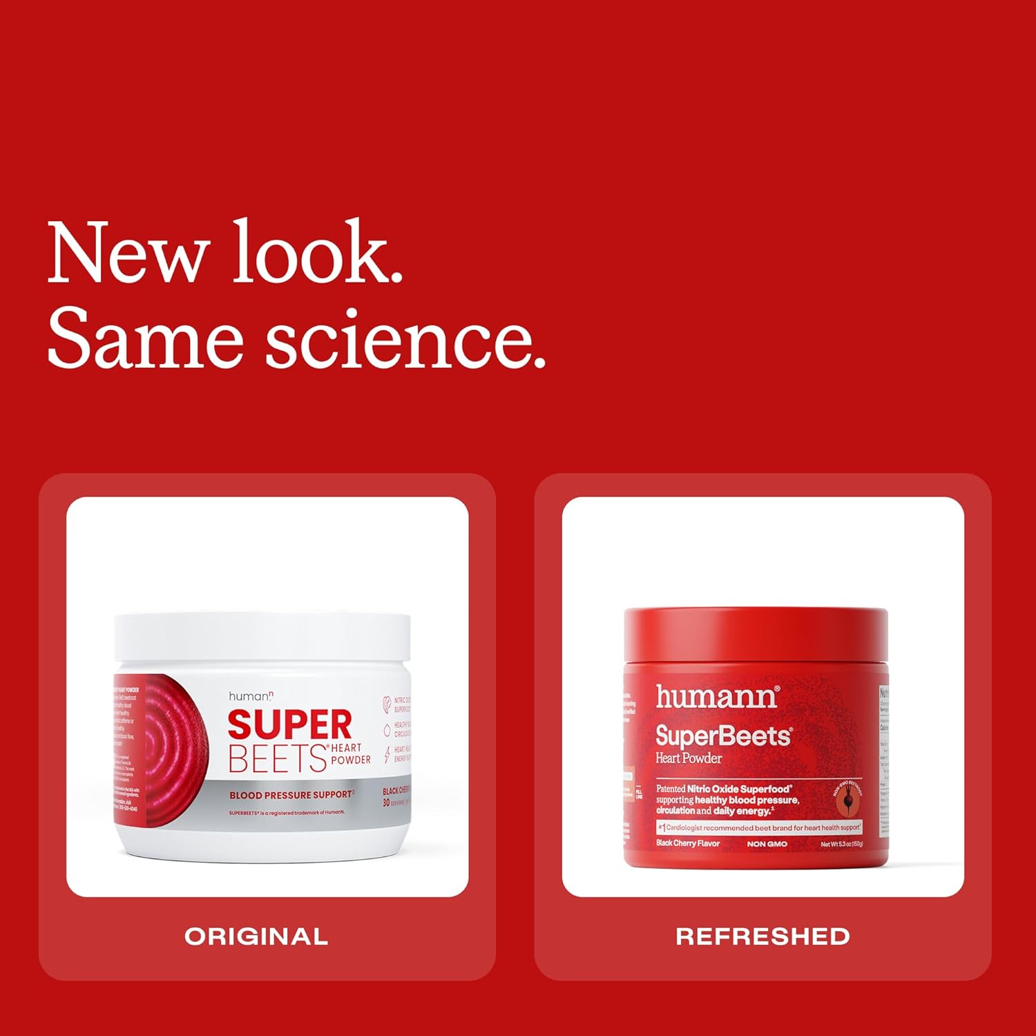 Humann SuperBeets Beet Root Powder – Nitric Oxide Supplement for Heart Health, C