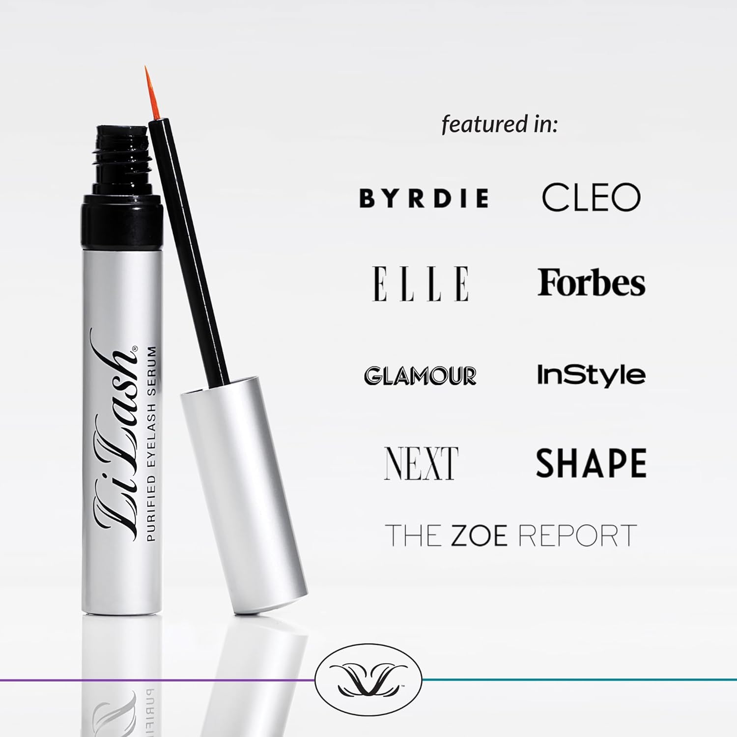 LiLash Purified Eyelash Serum | Longer, Fuller-Looking Lashes | Lash Growth Enha