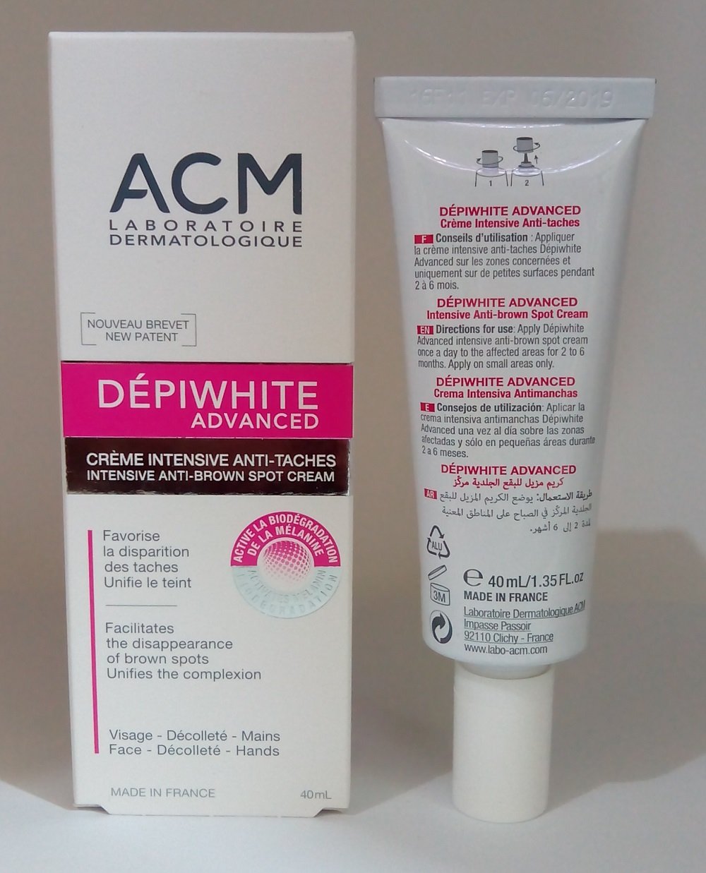 ACM Depiwhite Advanced Anti-Taches & Anti-Brown Spot Cream – 40ml – Skin Brighte