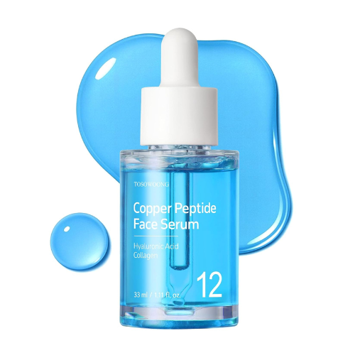 TOSOWOONG Copper Peptide Face Serum – Anti-Aging, Firming & Hydrating with GHK-C