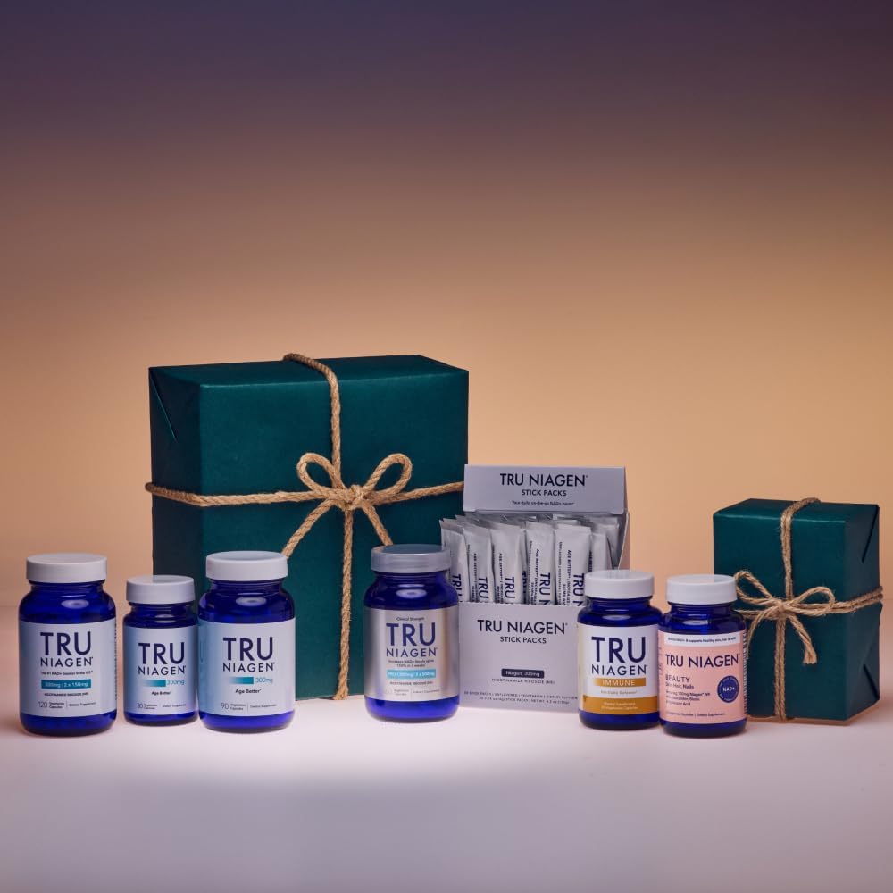 TRU NIAGEN Patented NAD+ Supplement – 300 mg Nicotinamide Riboside (NR) for Anti