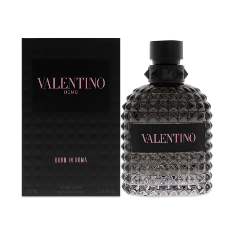 Valentino Uomo Born in Roma Eau de Toilette for Men – Fresh, Woody & Aromatic Fr