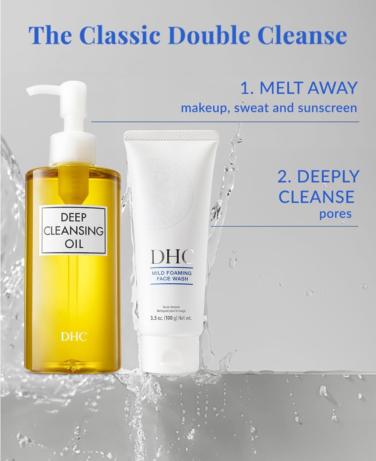 DHC Deep Cleansing Oil – Facial Cleansing Oil & Makeup Remover – Deep Cleans Wit