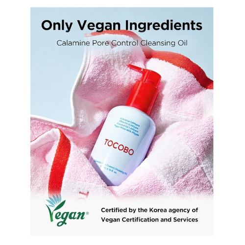 TOCOBO Calamine Pore Control Cleansing Oil 200ml – Deep Cleansing, Blackhead & M