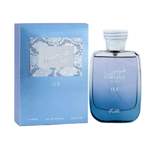 RASASI Hawas Ice for Men Eau de Parfum 100ml (3.38 oz) | Premium Arabian Fresh &