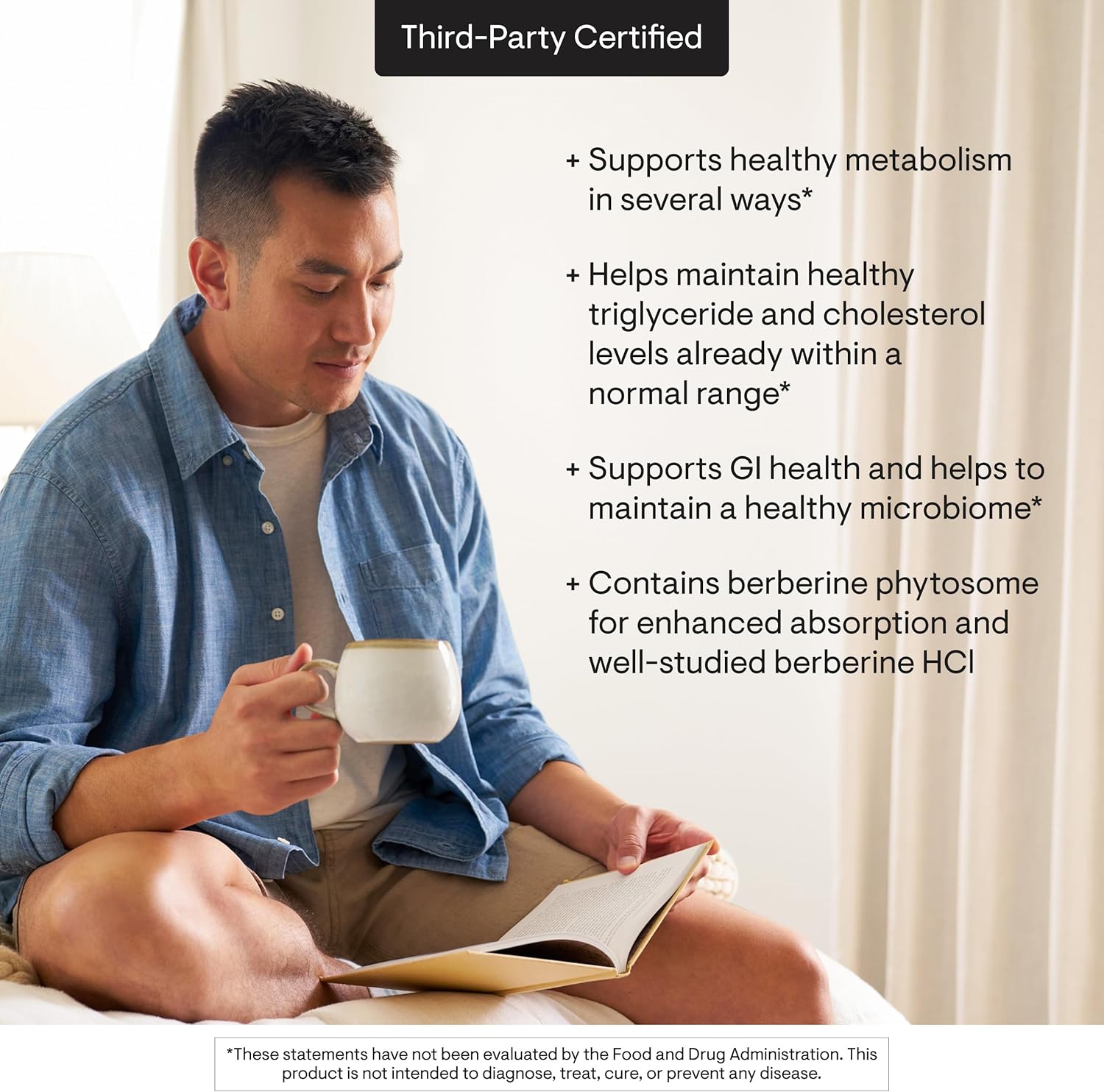 Thorne Berberine Dual Action Formula – Supports Heart Health, Cholesterol, Immun