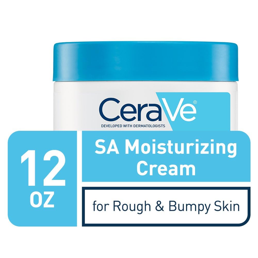 CeraVe Moisturizing Cream with Salicylic Acid – Exfoliating & Hydrating Body Cre