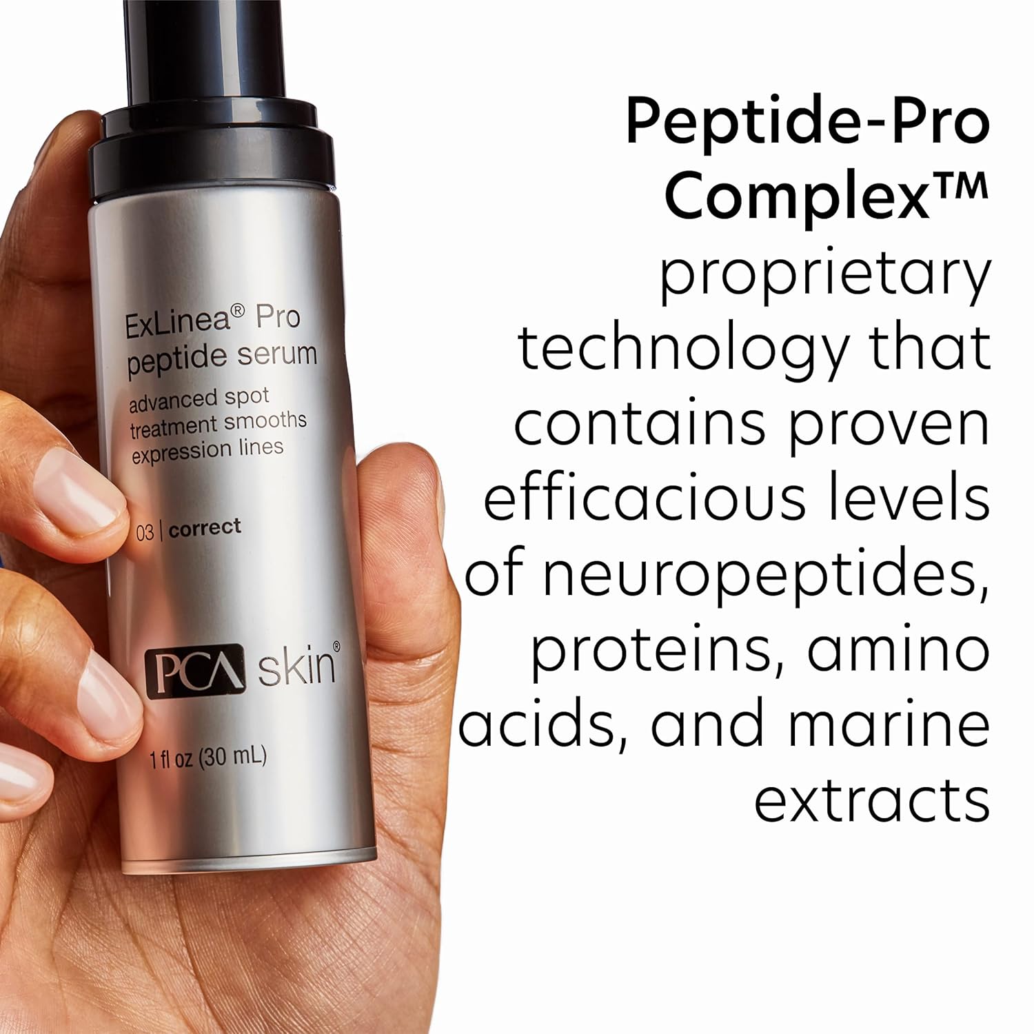 PCA SKIN ExLinea Pro Peptide Serum – Anti-Aging Face Serum with Peptide Complex 
