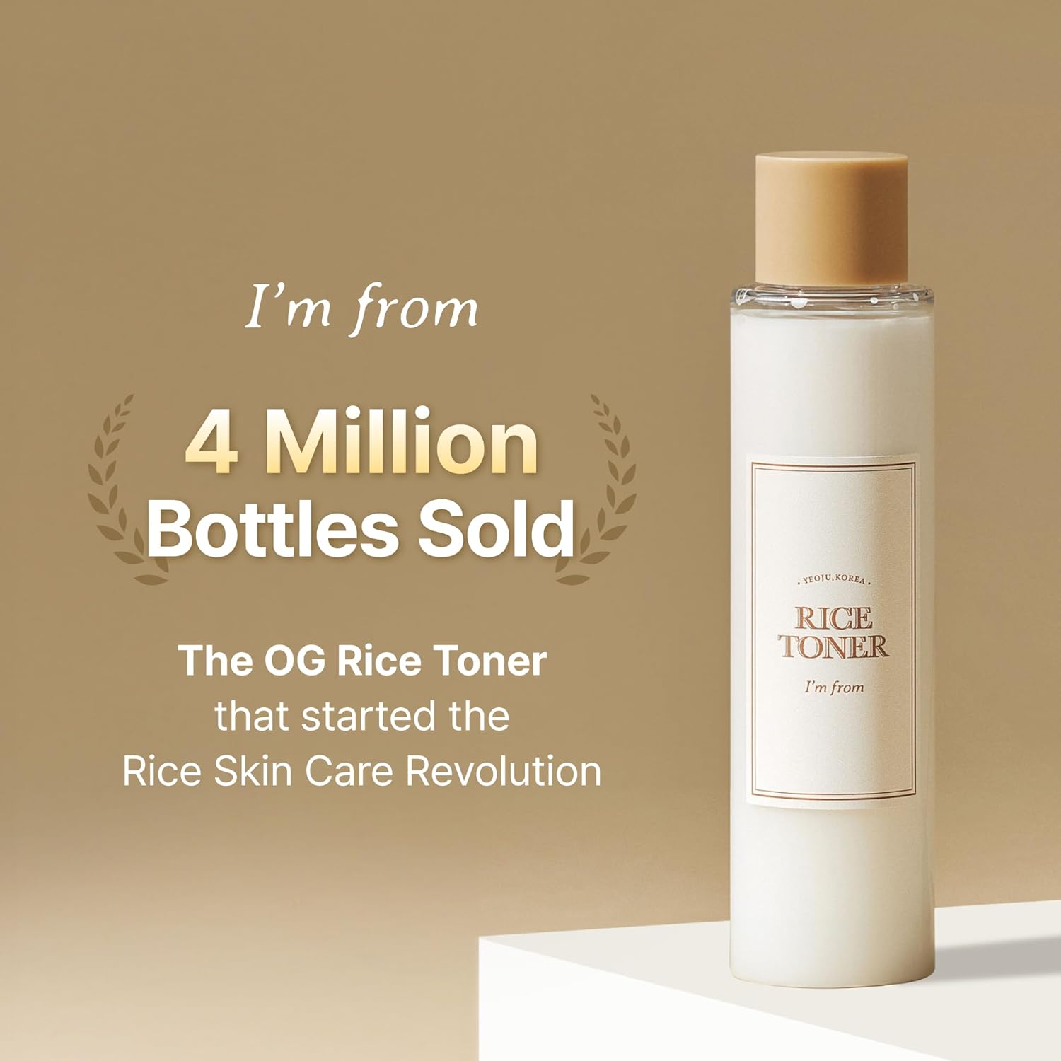 I’m From Rice Toner – Milky Glow Toner with Korean Rice & Niacinamide for Hydrat