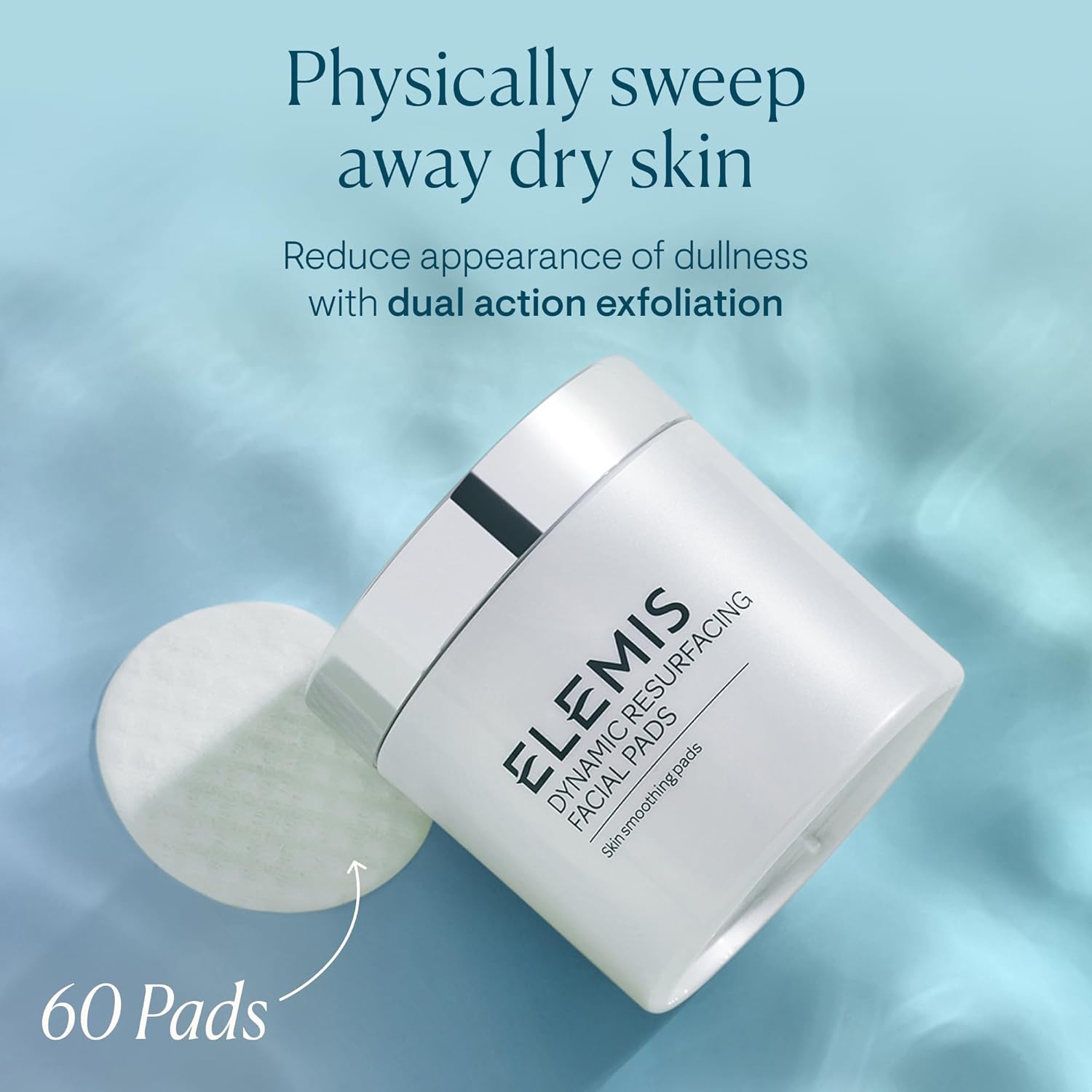 ELEMIS Dynamic Resurfacing Facial Pads | Gentle Textured Exfoliating Pads for Sm