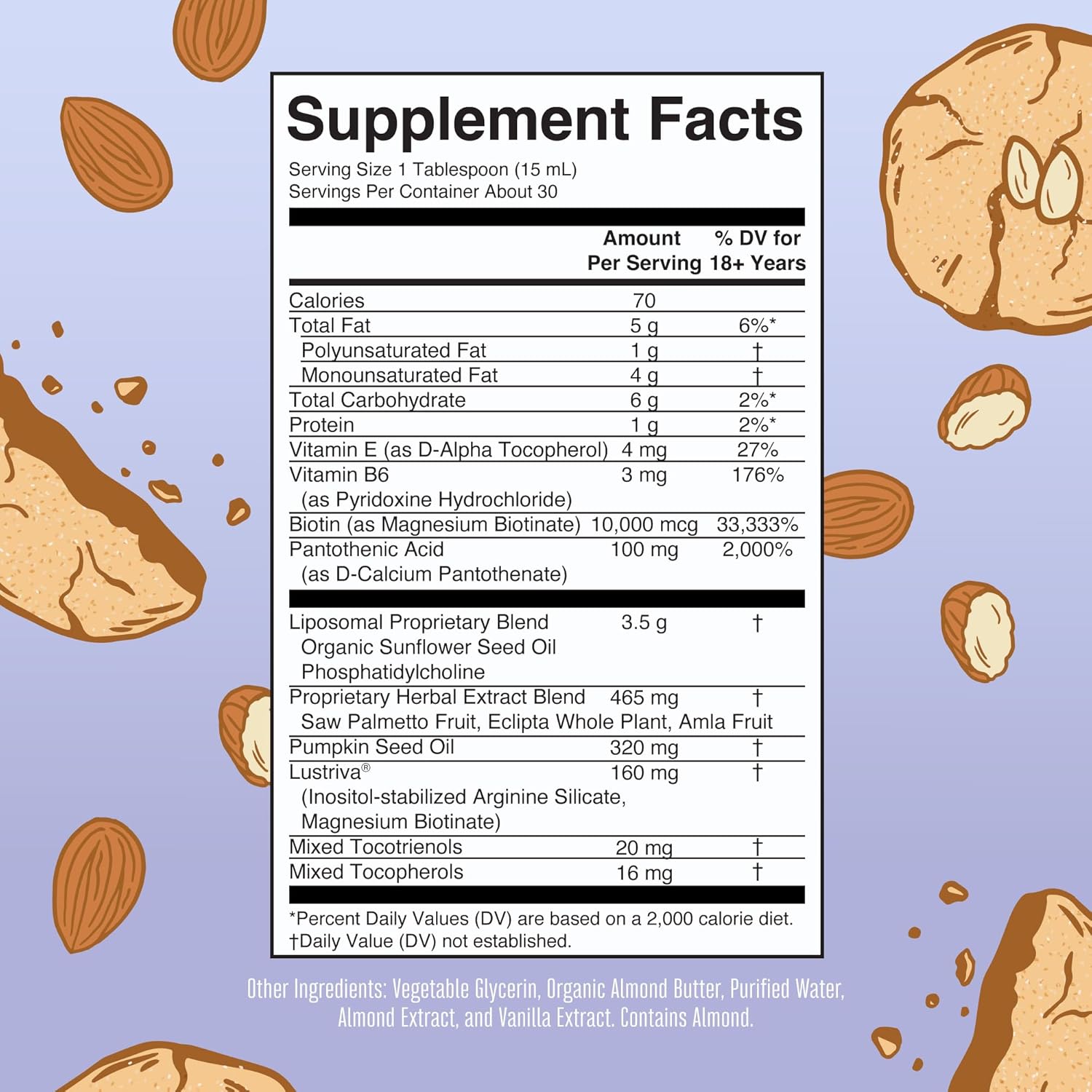 MaryRuth Organics Women’s Hair Growth MAX Liposomal – Lustriva® + Biotin 10000mc