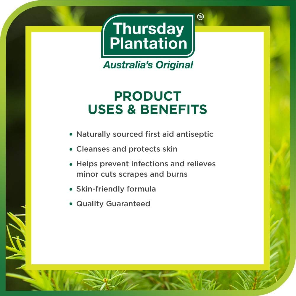 Thursday Plantation 100% Pure Australian Tea Tree Oil – Natural Essential Oil fo