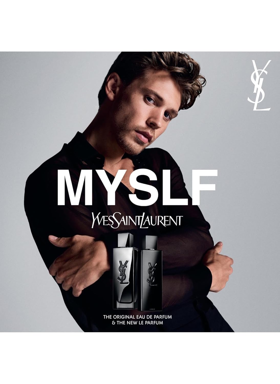 Yves Saint Laurent YSL Myslf Le Parfum for Men – 3.3 oz Refillable Eau de Parfum