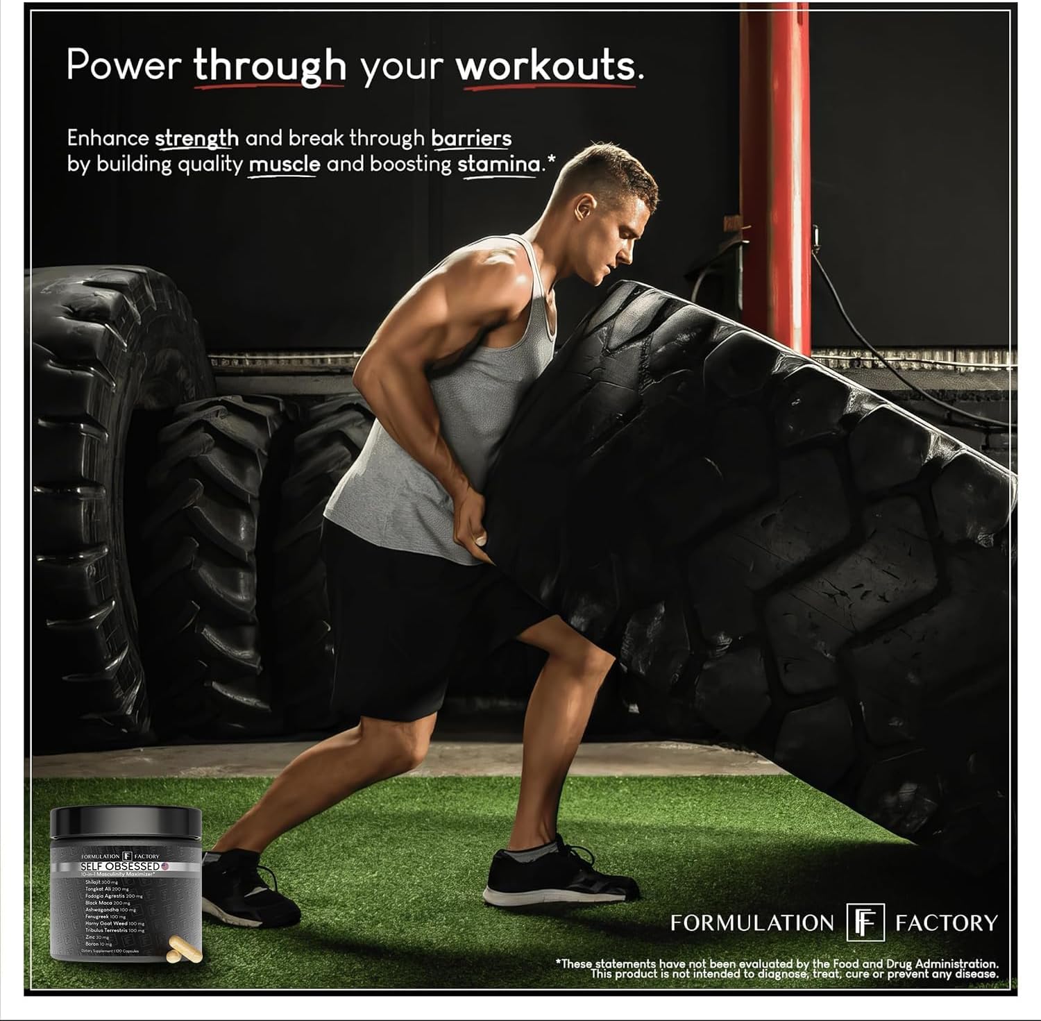 Formulation Factory Self Obsessed 10-in-1 Masculinity Maximizer – Shilajit, Tong