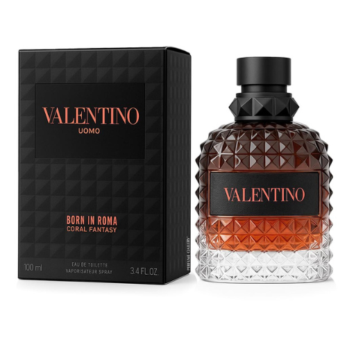 Uomo Born In Roma Coral Fantasy by Valentino for Men – 3.4 oz EDT Spray | Mascul