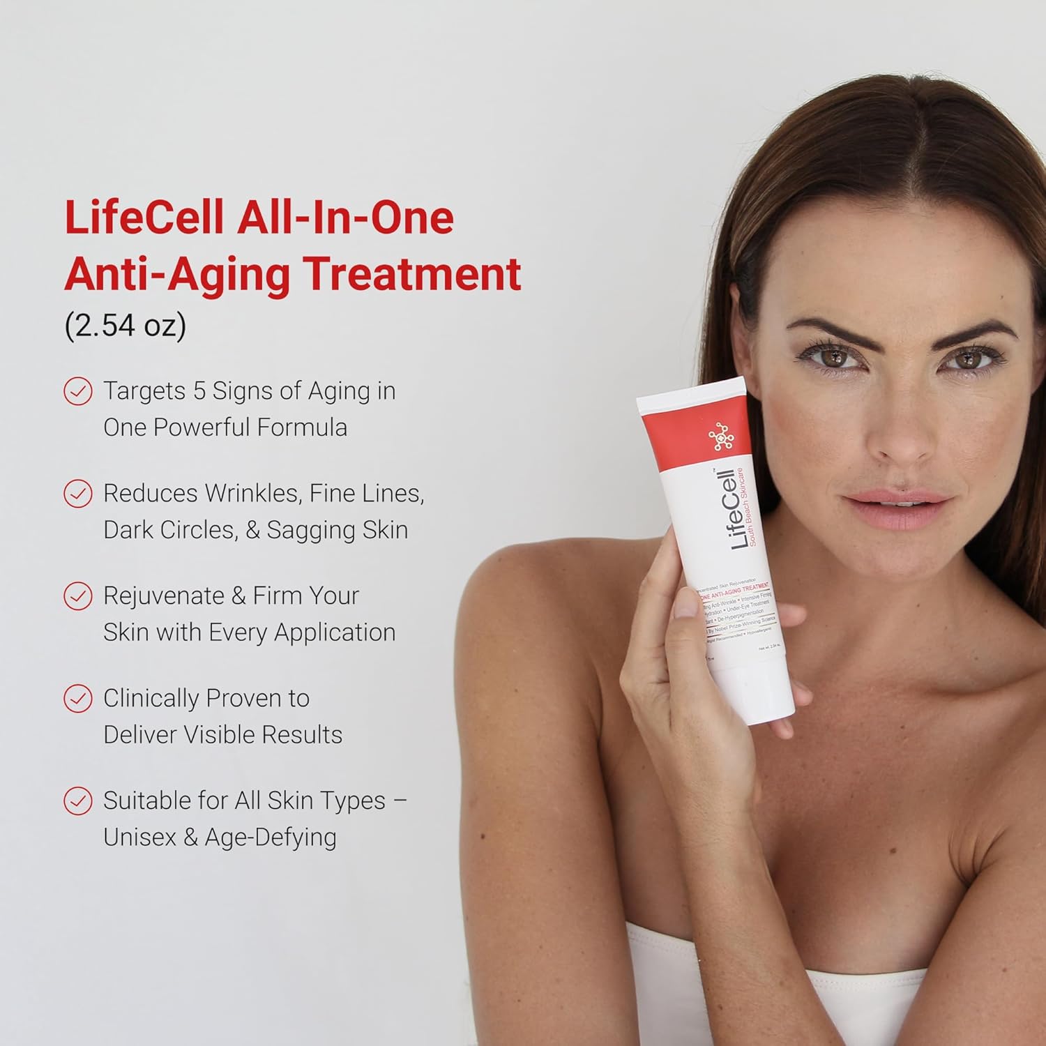 LifeCell All-in-One Anti-Aging Cream – Reduces Wrinkles, Fine Lines, Dark Circle
