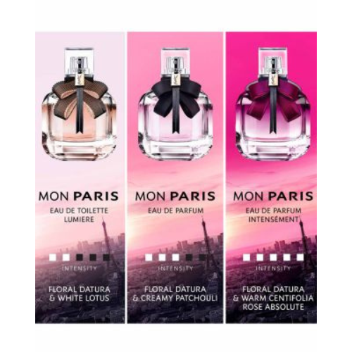 Yves Saint Laurent Mon Paris Eau de Parfum Spray 3 oz – Romantic Fruity Floral C